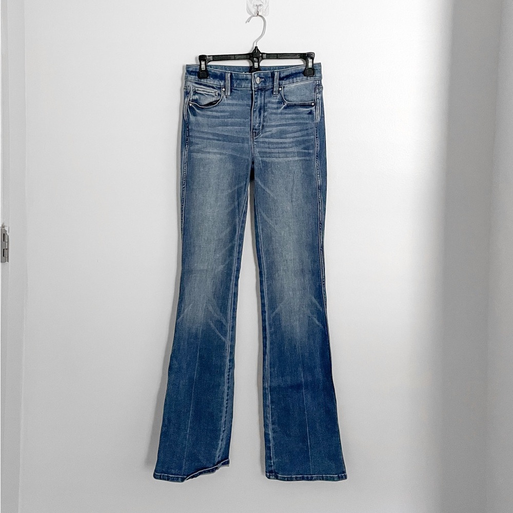 White House Black Market High-Rise Skinny Flare Jeans | US 0 (fits like 25-26)